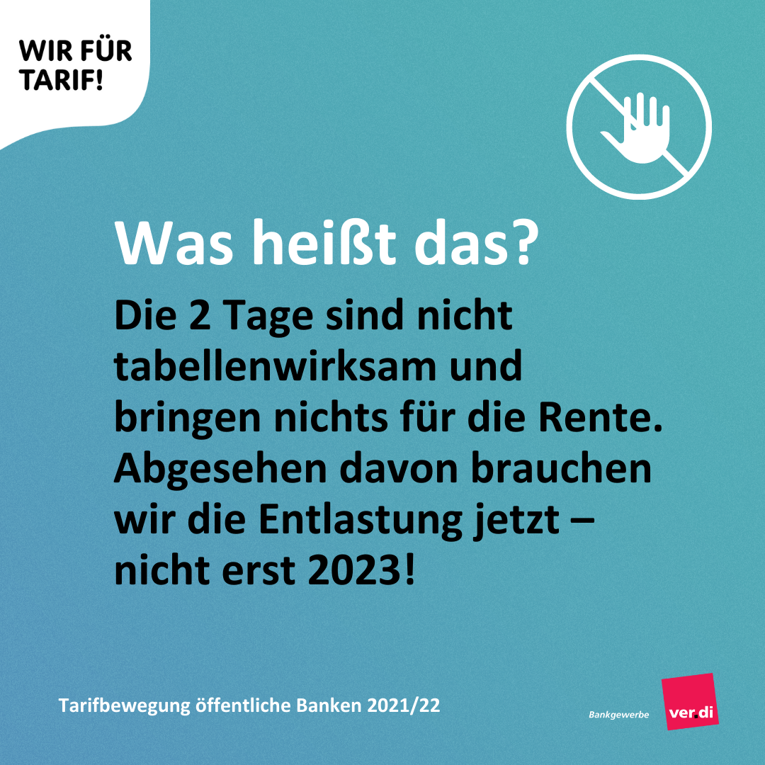 Das neue Angebot des VÖB. Punkt 3 zwei freie Tage Wir für Tarif